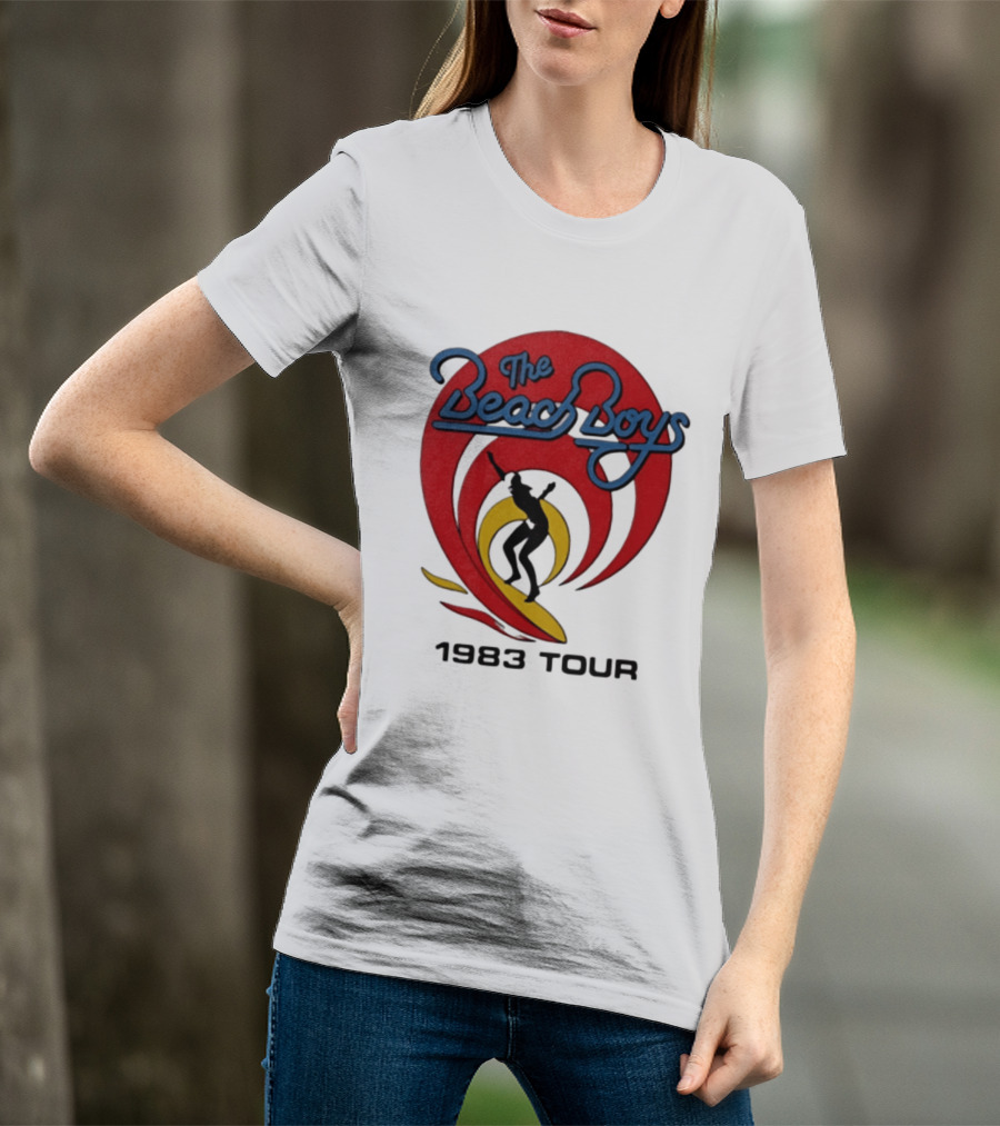 The Beach Boys 1983 Tour Vintage Surf Iconic Music Event T-Shirt