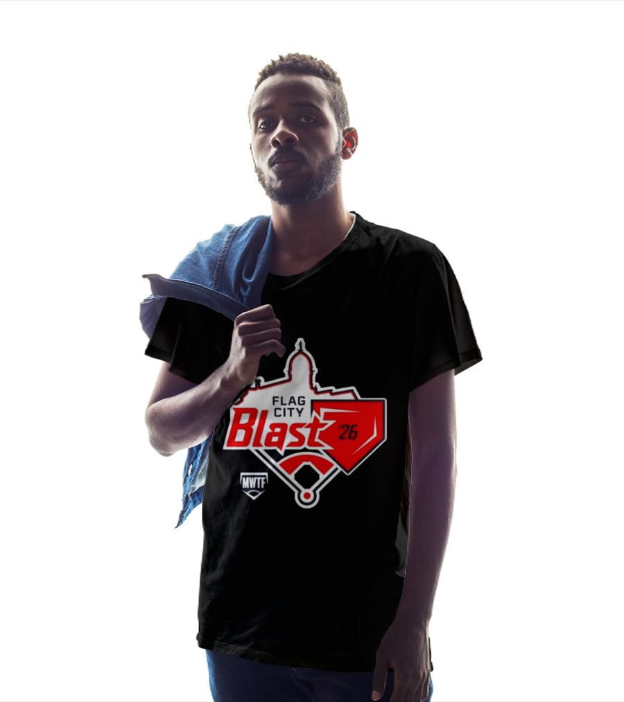 7th Annual Flag City Blast Softball '26 MWTF Event T-Shirt