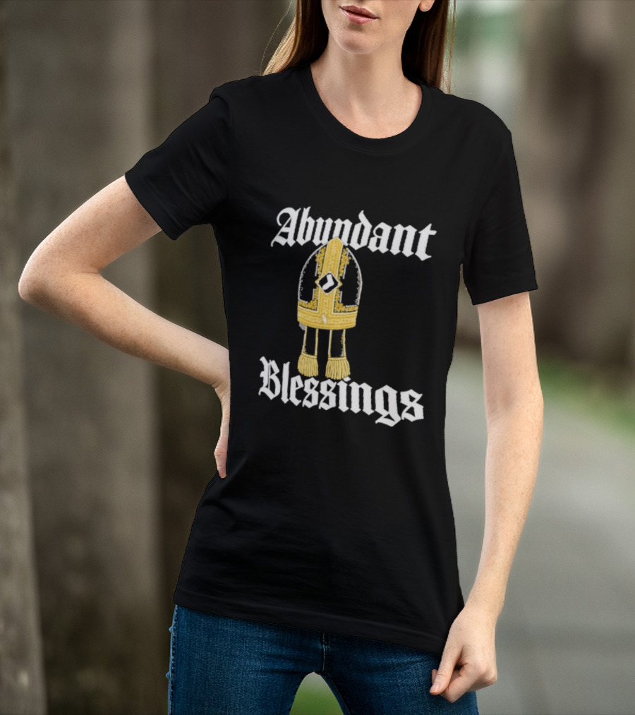 Abundant Blessings White Sox Pope Hat T-Shirt