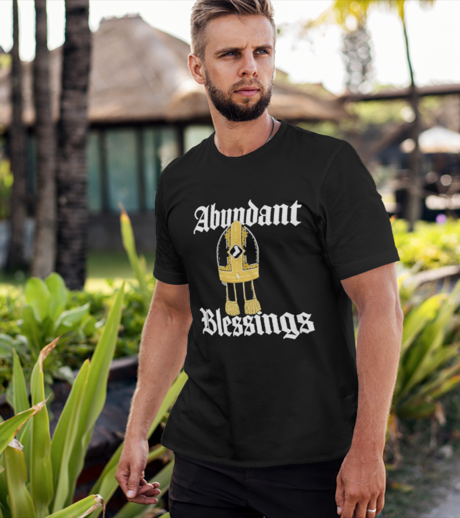 Abundant Blessings White Sox Pope Hat T-Shirt