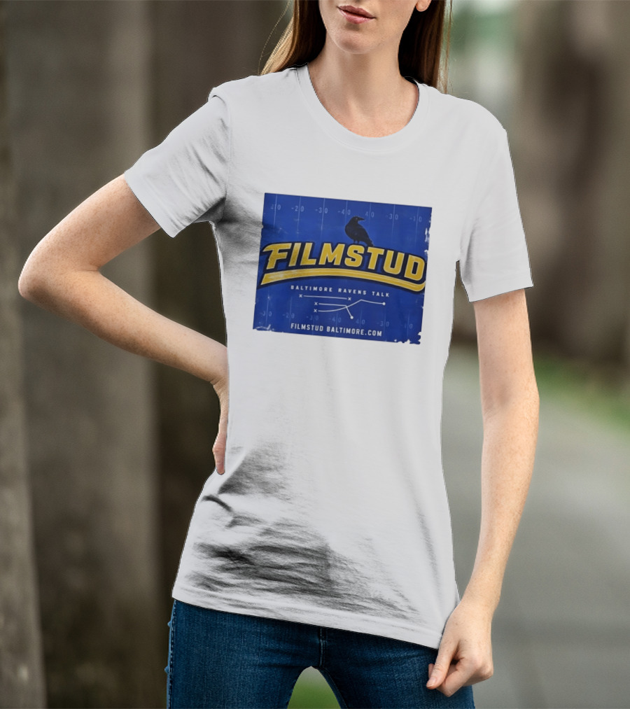 Filmstud Baltimore Ravens Talk Football FilmstudBaltimore.com T-Shirt