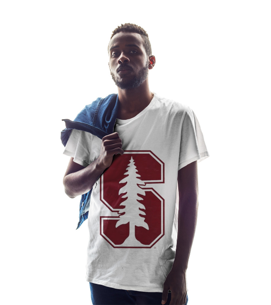 Stanford University Cardinal Block S Tree Logo NCAA T-Shirt
