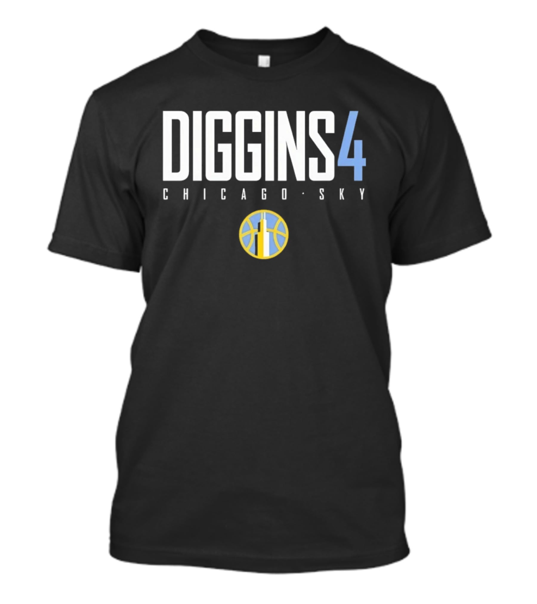Diggins 4 Chicago Sky WNBA Basketball T-Shirt