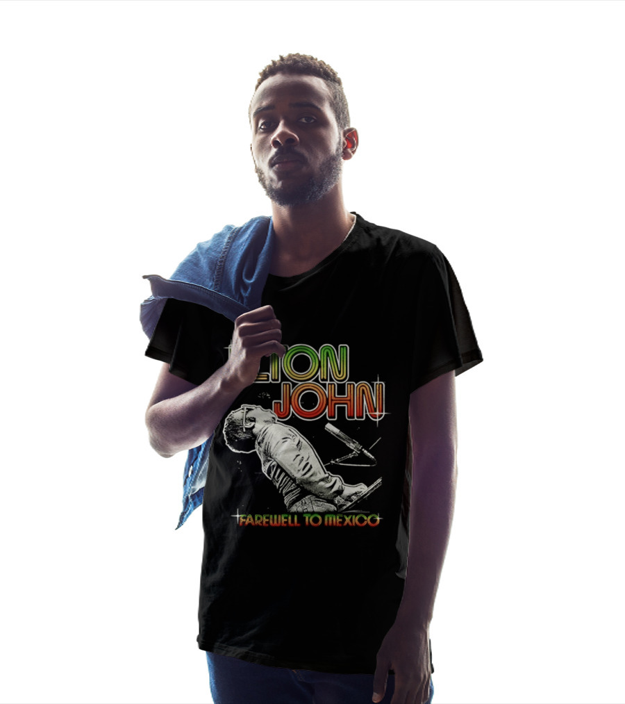 Elton John Farewell To Mexico Music Legend T-Shirt