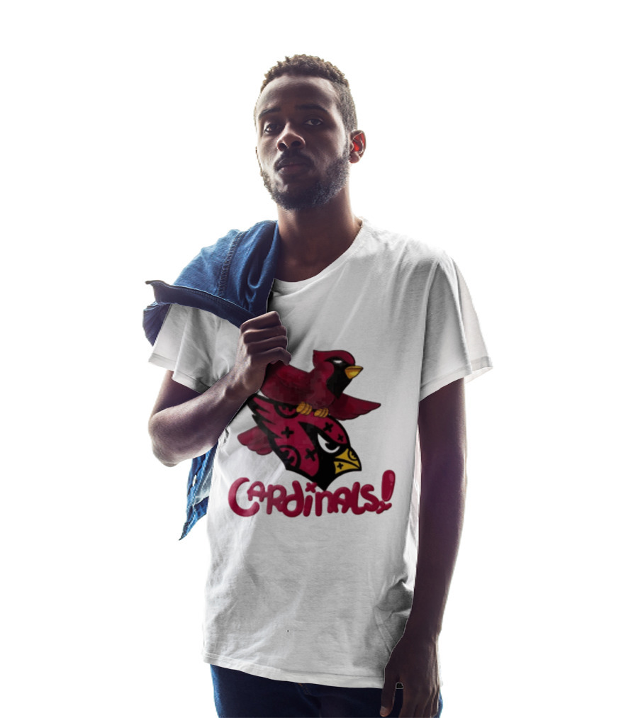 Arizona Cardinals Red Bird Iconic Fan Gear T-Shirt