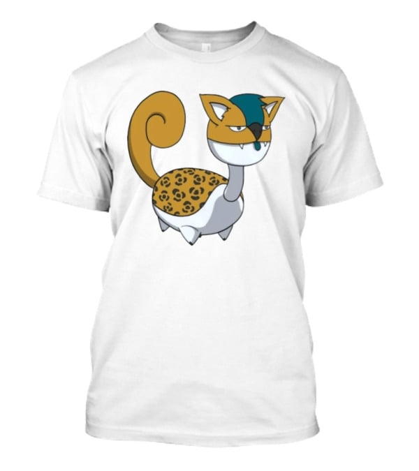 Jacksonville Jaguars Pokemon Fusion Cartoon T-Shirt