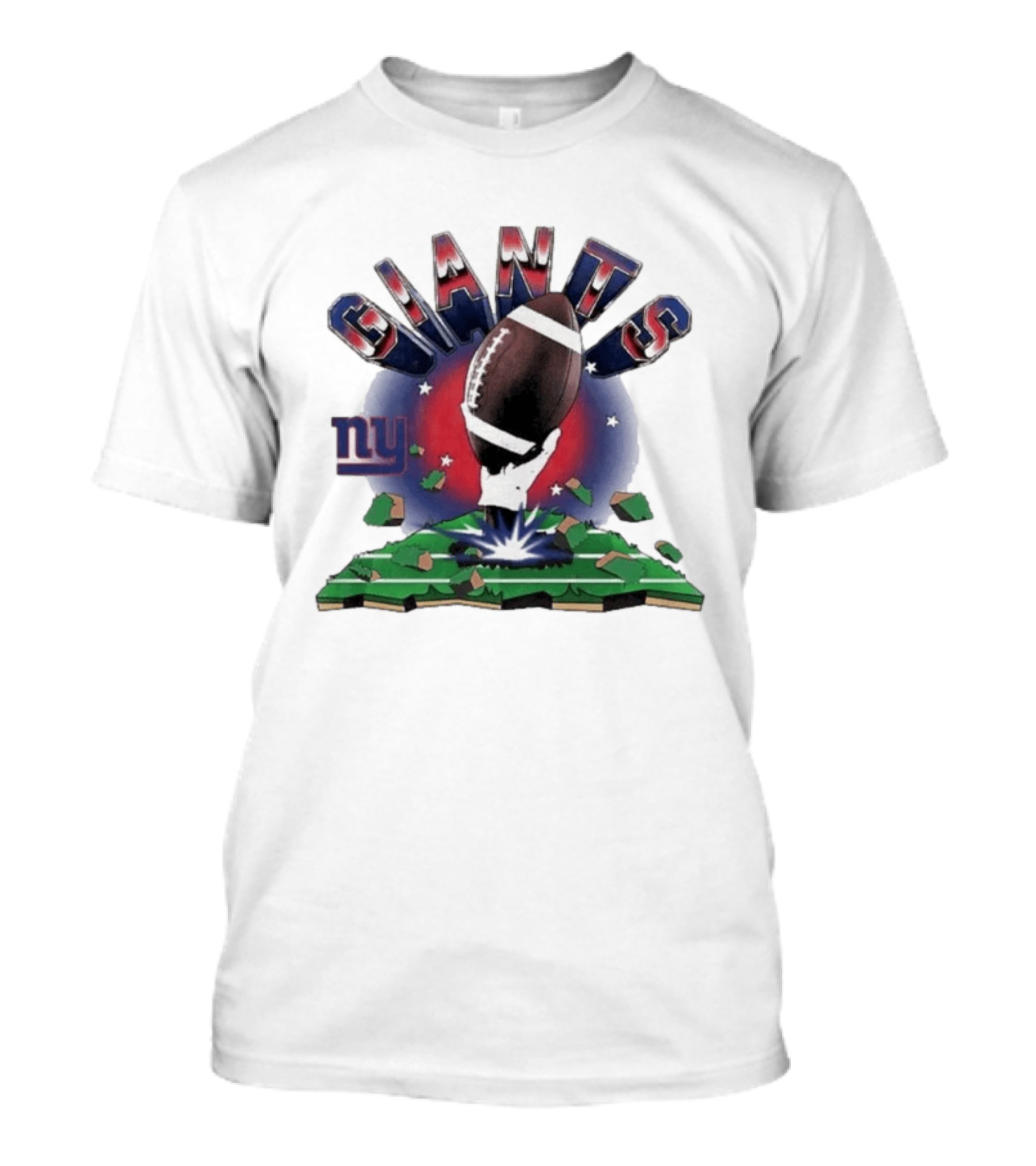 New York Giants 2026 Explode Clubhouse Football Hand Stars Ny T-Shirt