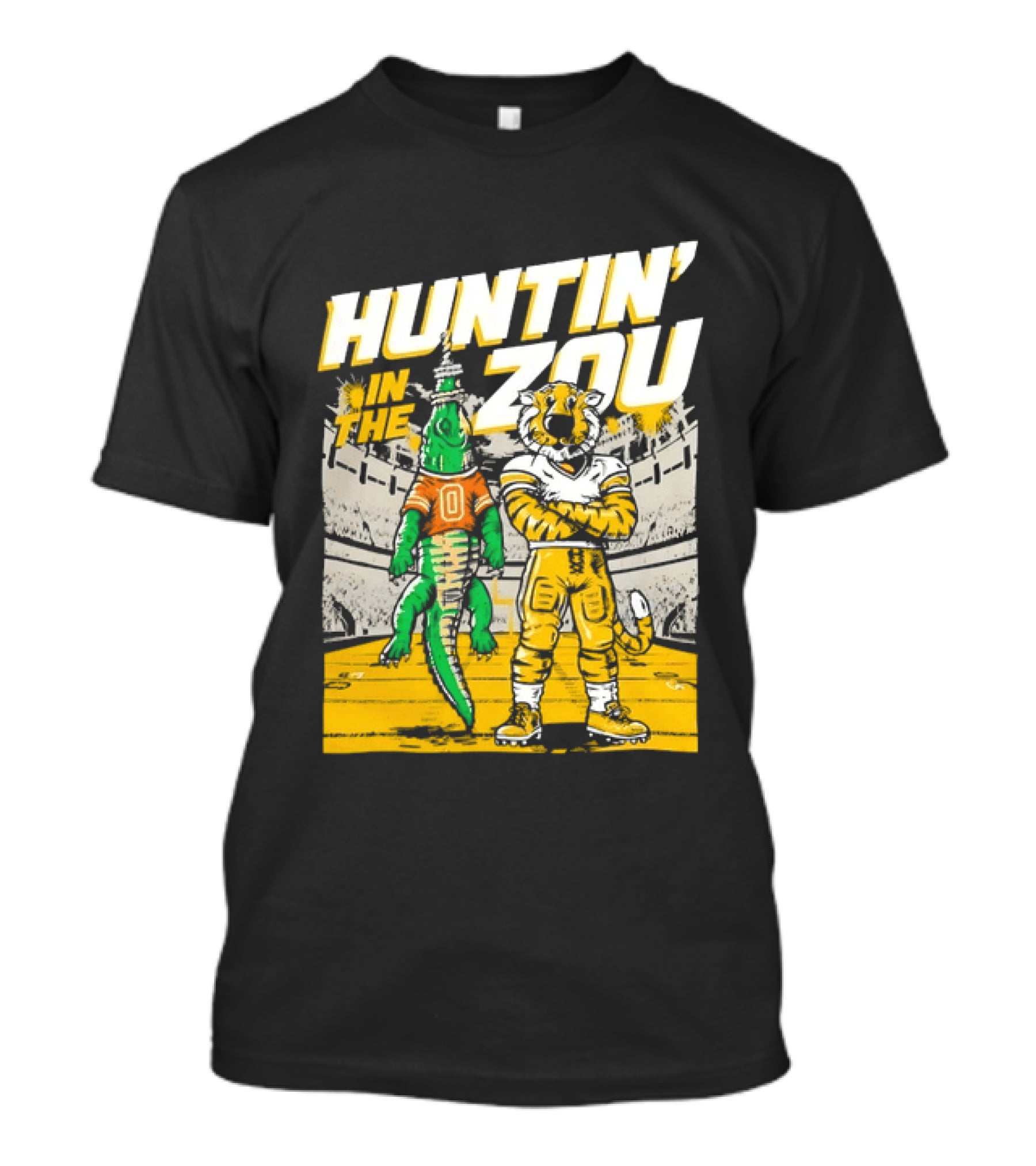 Huntin' In The Zou Missouri Tigers Stadium Rivalry T-Shirt