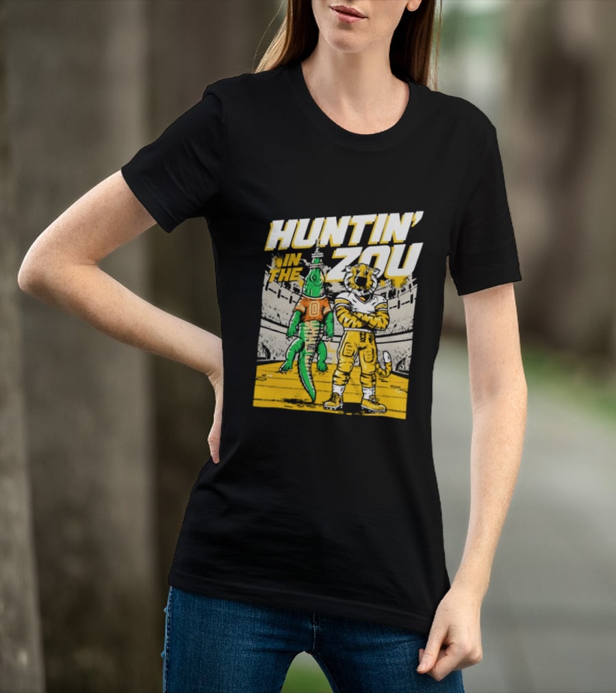 Huntin' In The Zou Missouri Tigers Stadium Rivalry T-Shirt