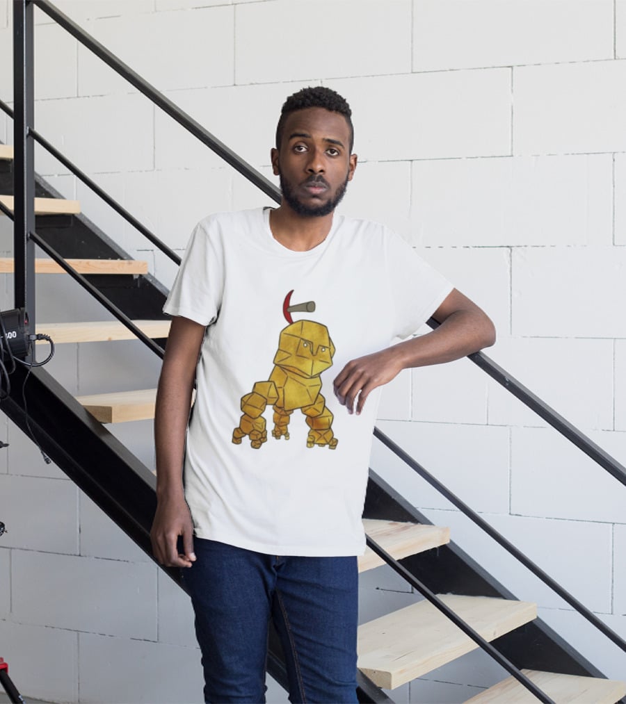 San Francisco 49ers Gold Rock Golem Miner Pickaxe T-Shirt
