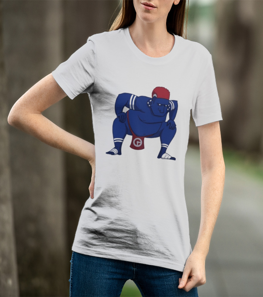 Hariyama Pokemon New York Giants Sumo Wrestler T-Shirt