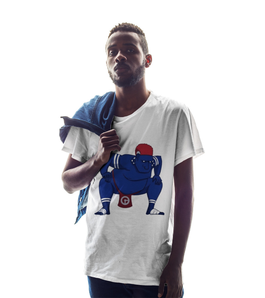 Hariyama Pokemon New York Giants Sumo Wrestler T-Shirt