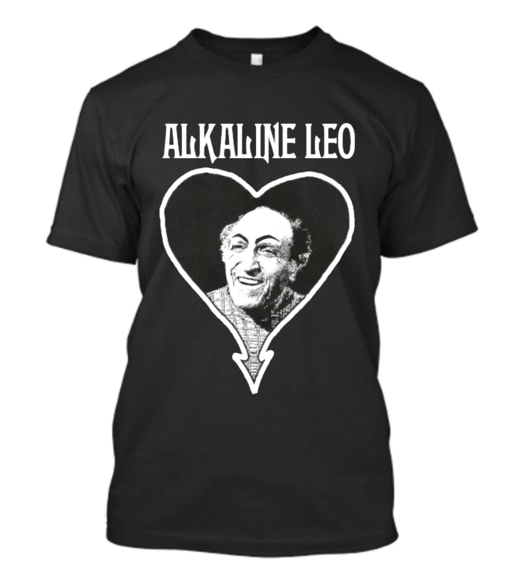 Alkaline Leo Heart Portrait Seinfeld Bootleg Mashup T-Shirt