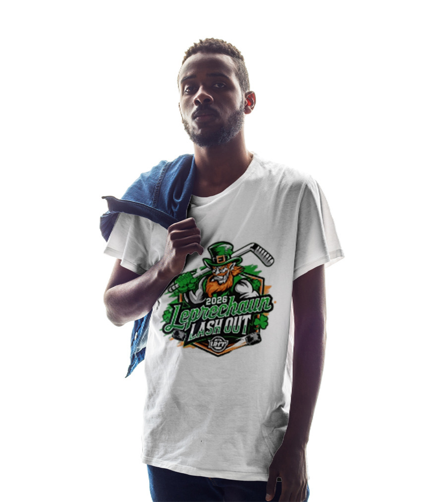 2026 Leprechaun Lash Out Hockey Logo Irish Hockey Players T-Shirt