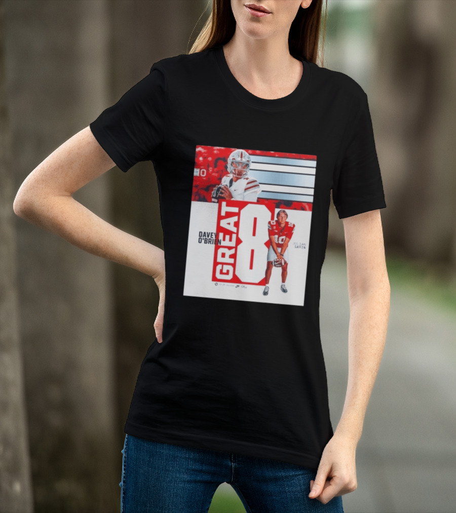 Ohio State Buckeyes Great 8 Julian Sayin Davey O'Brien Award T-Shirt