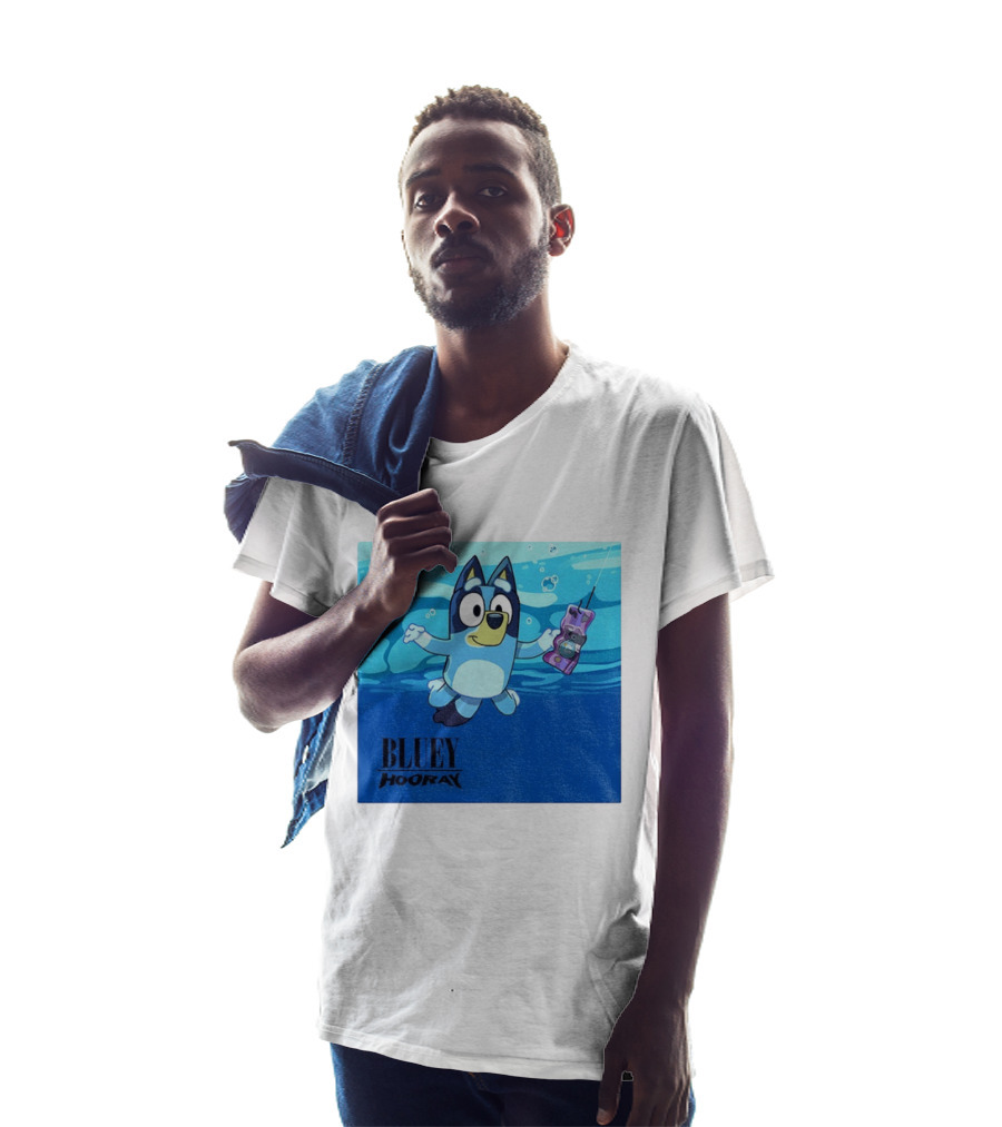 Bluey Hooray Nirvana Nevermind T-Shirt