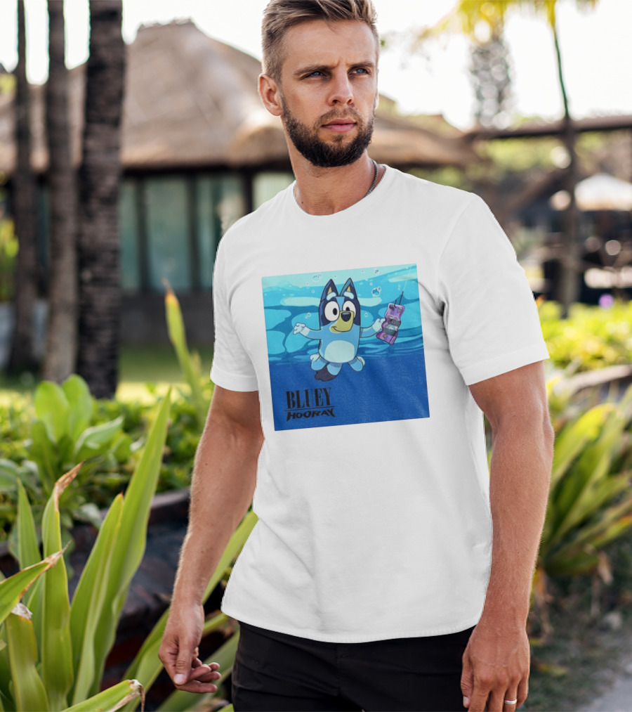 Bluey Hooray Nirvana Nevermind T-Shirt