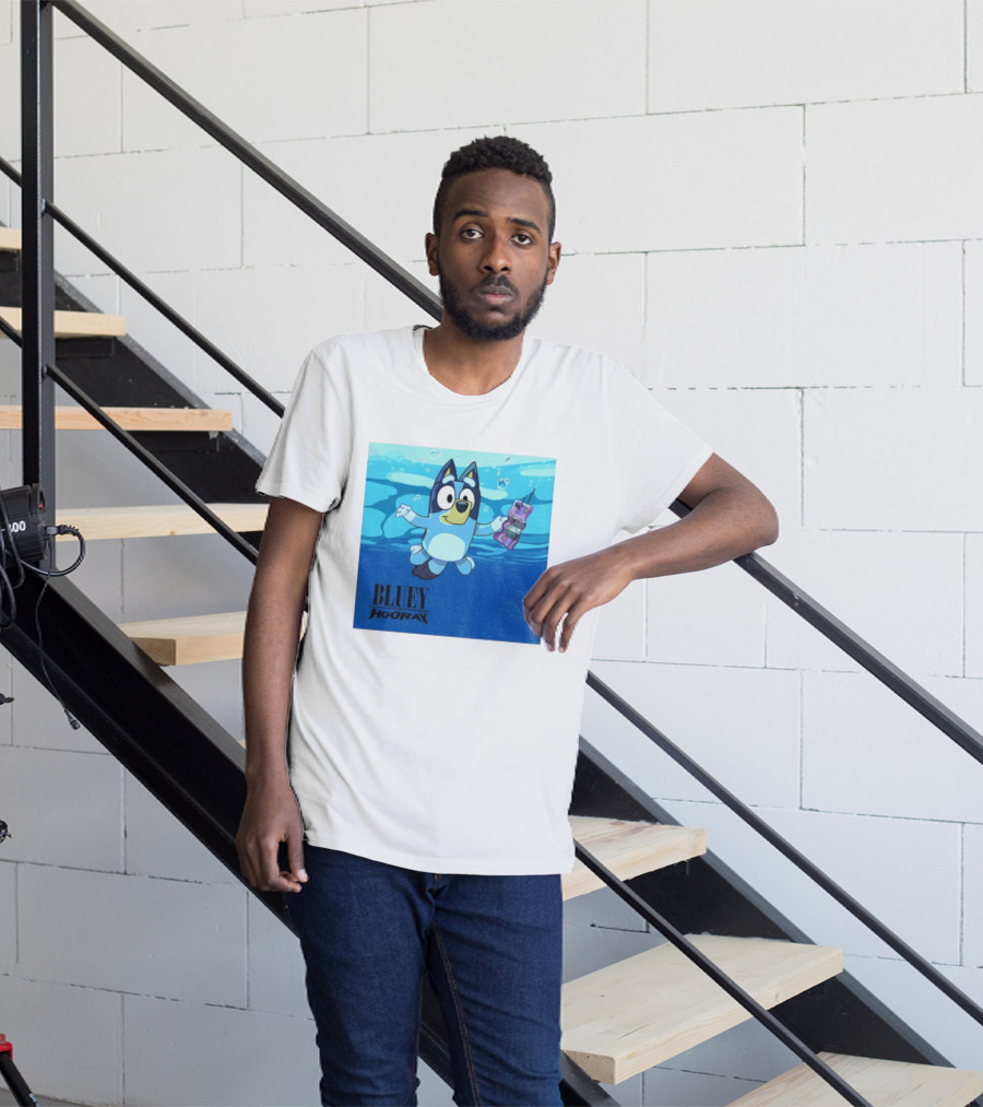 Bluey Hooray Nirvana Nevermind T-Shirt