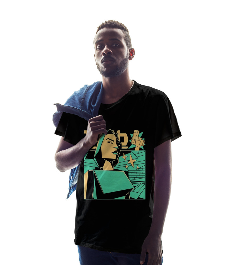 Lara Croft 1996 Polygon Style Tomb Raider Video Game T-Shirt