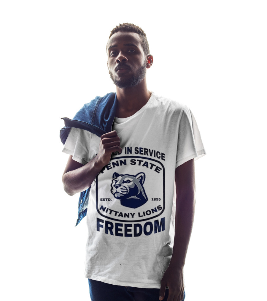 United In Service Penn State Nittany Lions Freedom Est 1887 T-Shirt