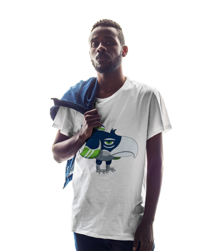 Seattle Seahawks Pokemon Crossover Bird Fan T-Shirt