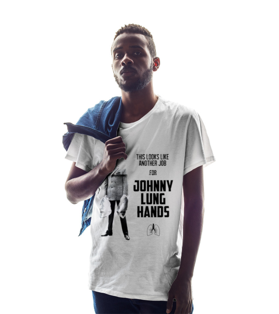 This Looks Like Another Job For Johnny Lung Hands Retro Noir T-Shirt