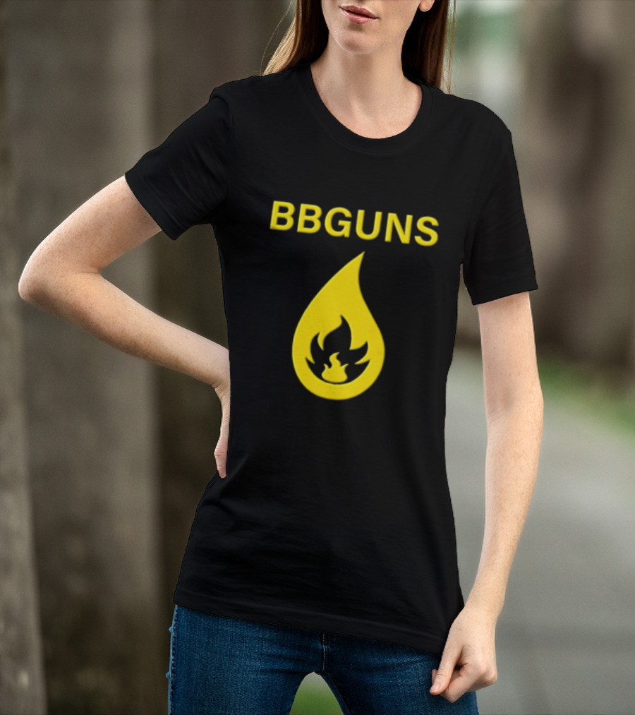 BBGUNS Yellow Flame T-Shirt