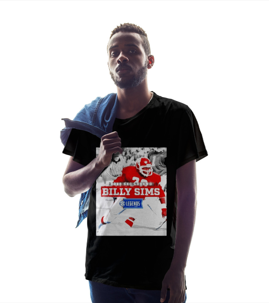 2026 SEC Legend Billy Sims Oklahoma Sooners Football T-Shirt