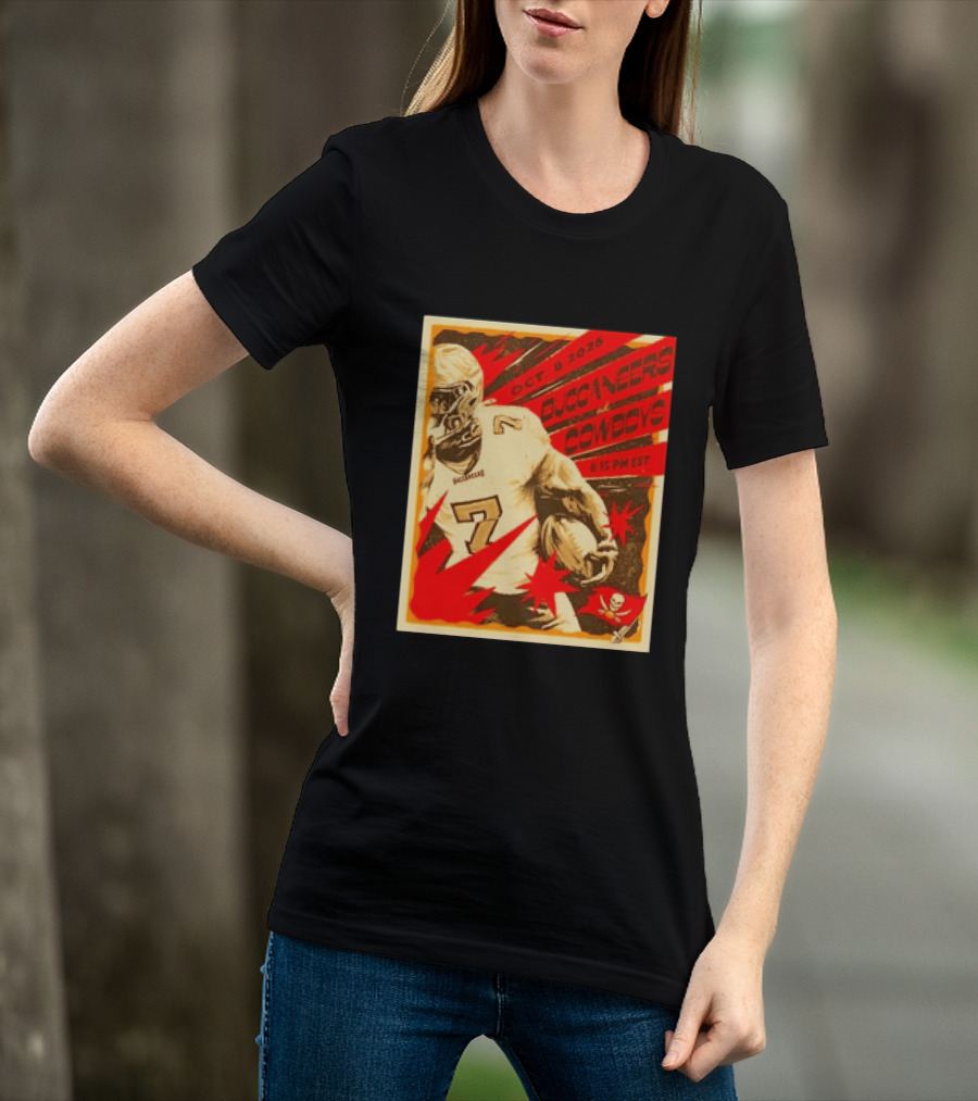 Buccaneers At Cowboys October 8 2026 8:15 PM EST T-Shirt