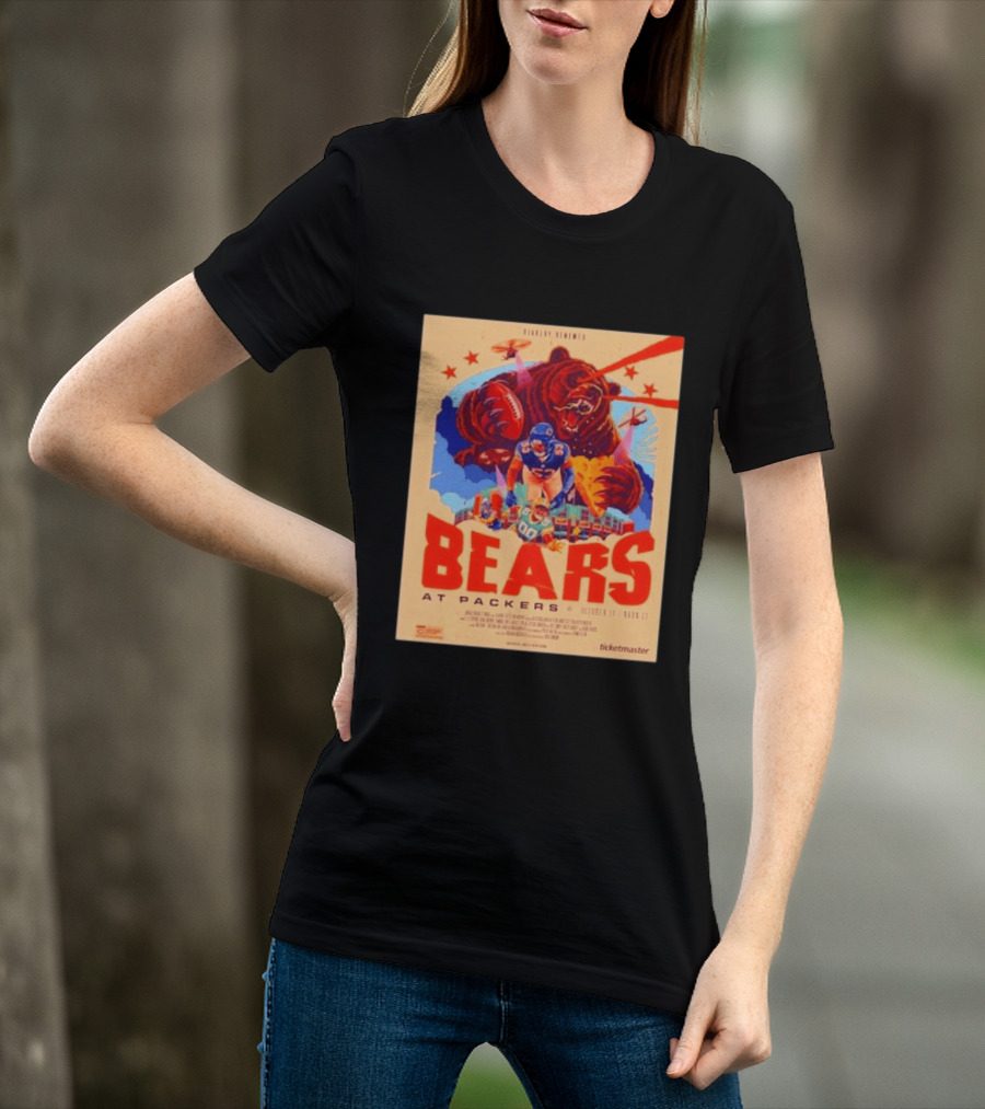 Rivalry Renewed Bears At Packers October 11 Noon CT Ticketmaster T-Shirt