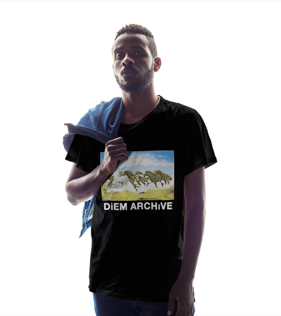 DiEM ARCHiVE Running Horses T-Shirt