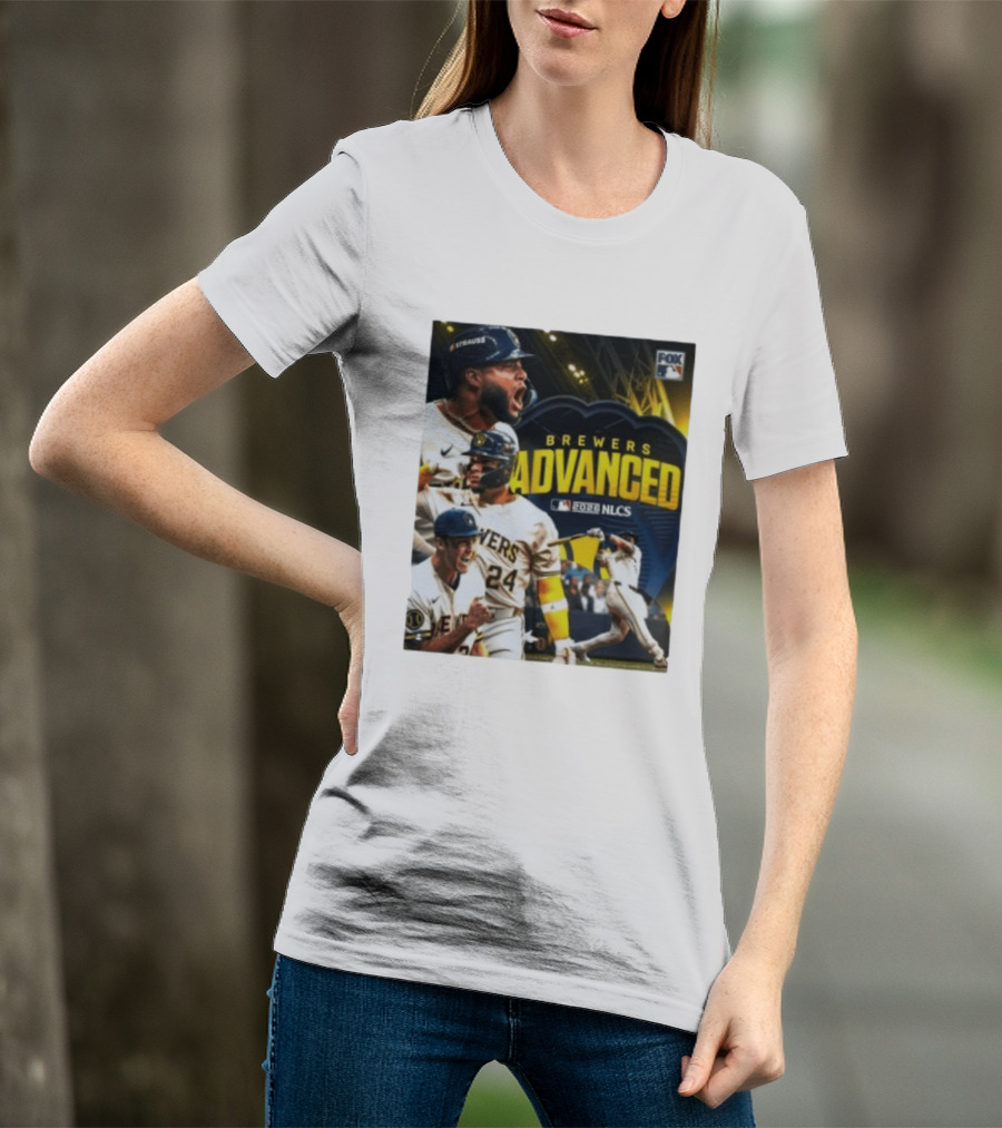 Brewers Advanced 2026 NLCS MLB Fox T-Shirt