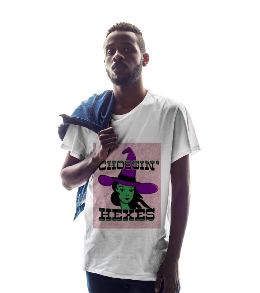 Choosin' Hexes Witch Halloween Magic Spooky T-Shirt