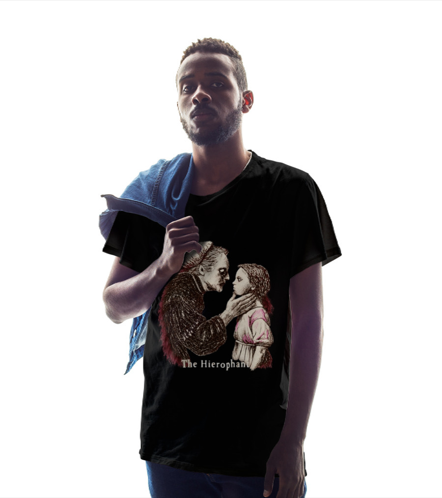 Hierophant Tarot Card Occult Esoteric Divination T-Shirt