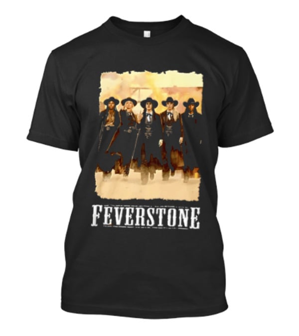 Feverstone Five Women Cowboy Outfits Walking T-Shirt