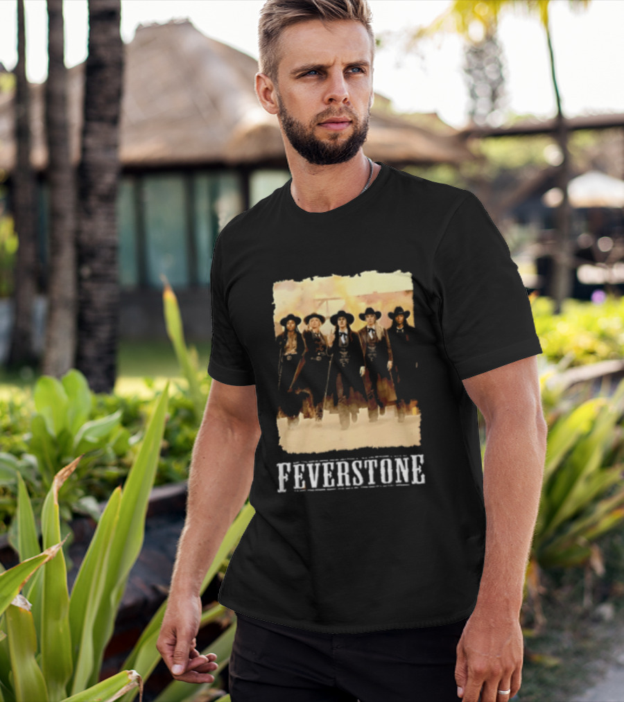 Feverstone Five Women Cowboy Outfits Walking T-Shirt