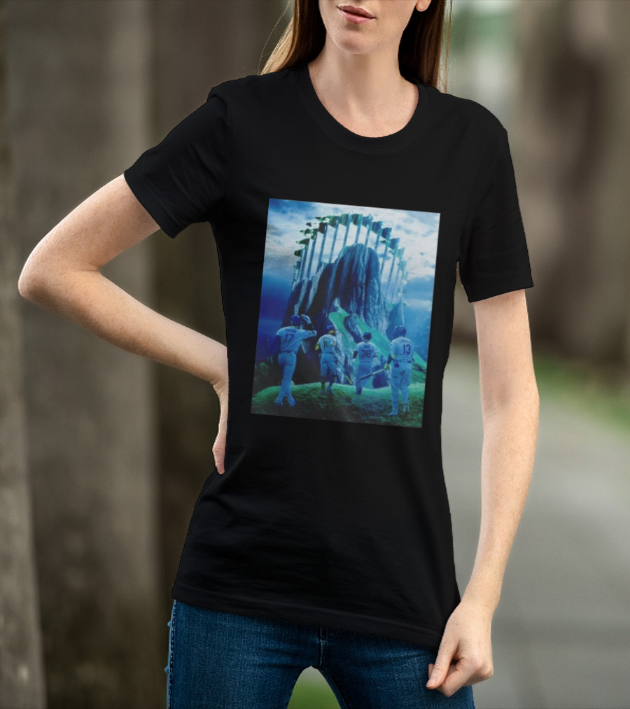 Shohei Ohtani Jackson Chourio Steven Kwan Junior Caminero MLB Fantasy Field Adventure T-Shirt
