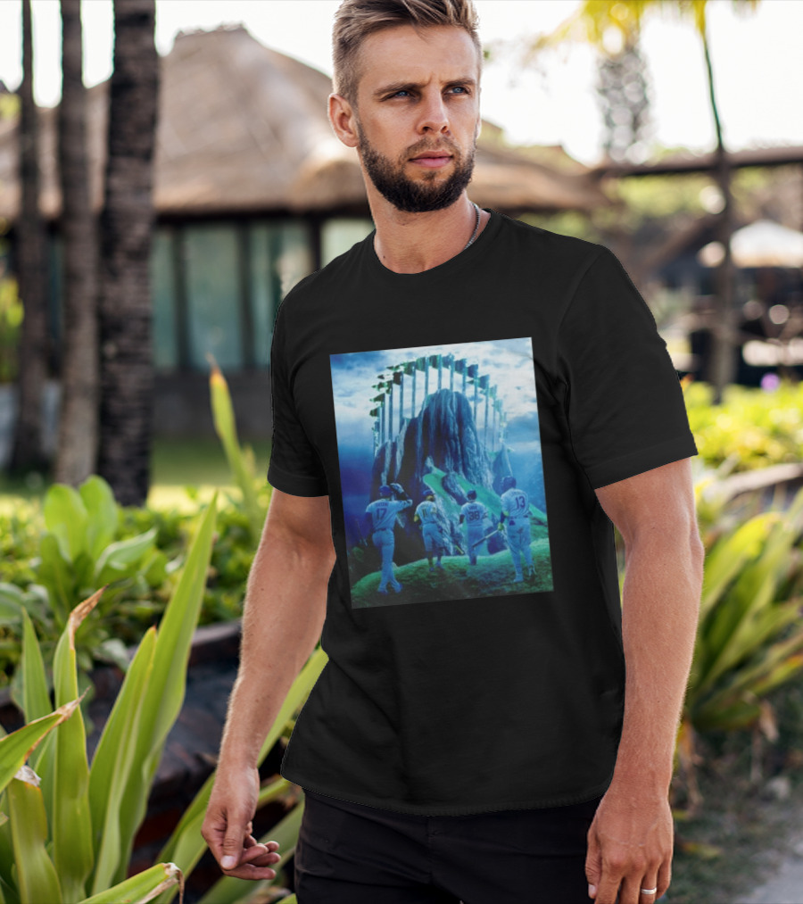 Shohei Ohtani Jackson Chourio Steven Kwan Junior Caminero MLB Fantasy Field Adventure T-Shirt