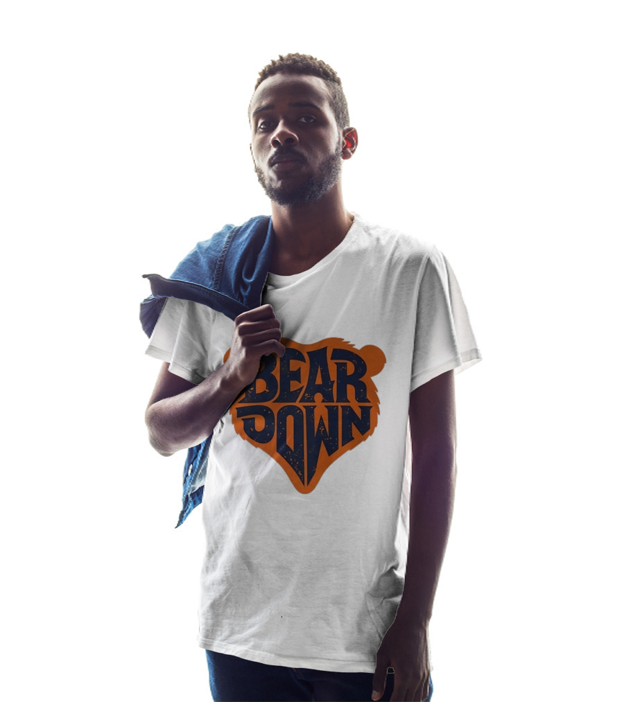 Chicago Bears Bear Down Distressed Vintage Sports Fan T-Shirt
