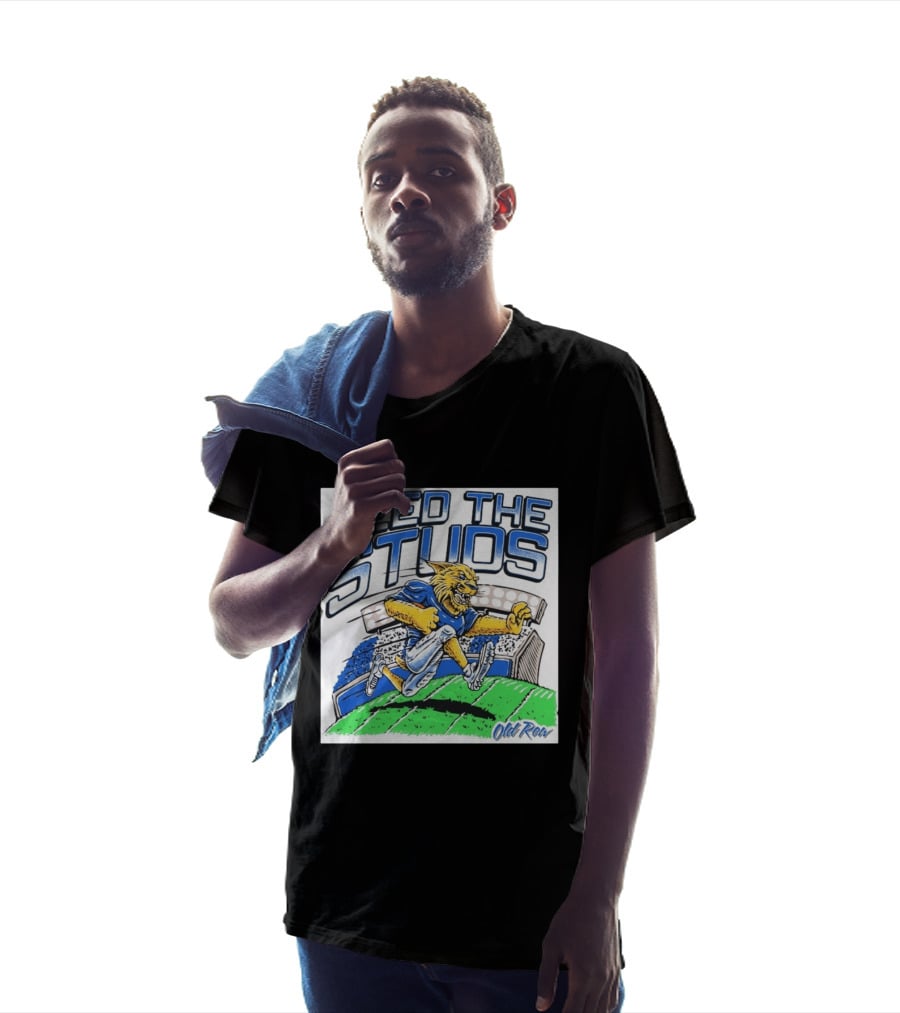 Feed The Studs Old Row Football Wildcat Stadium Run T-Shirt