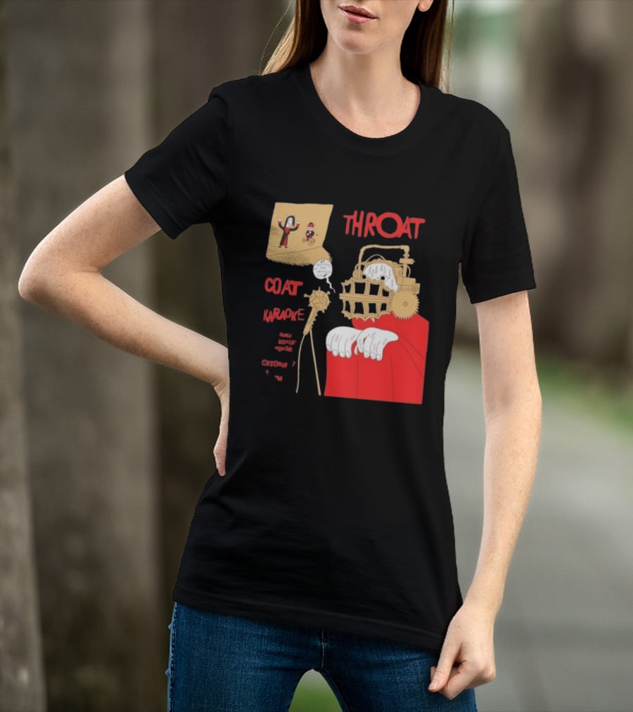 Throat Coat Karaoke Unique Style Danu Social House October 17 Fun T-Shirt