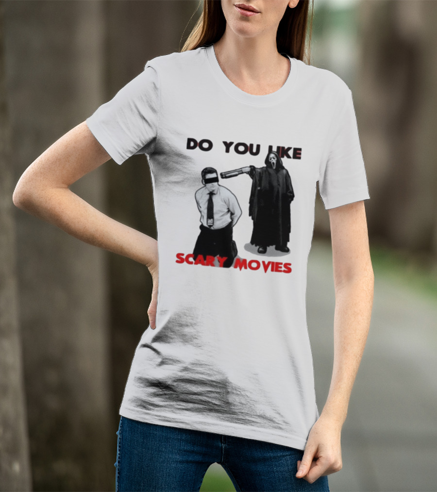 Ghostface Do You Like Scary Movies Bootleg T-Shirt