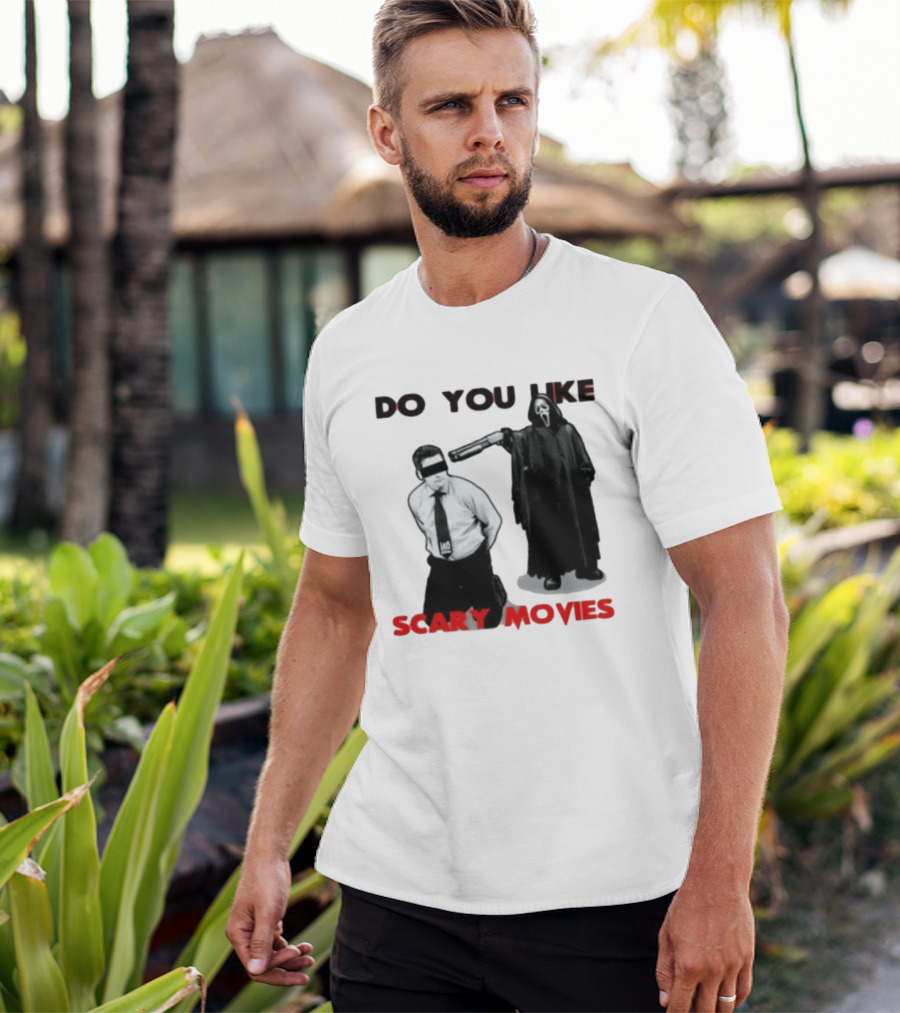 Ghostface Do You Like Scary Movies Bootleg T-Shirt