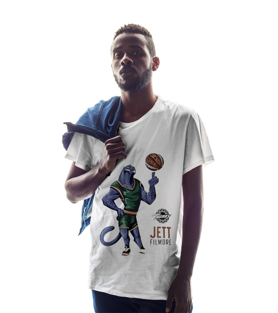 Jett Filmore Tharks Number 3 Basketball Player Panther T-Shirt