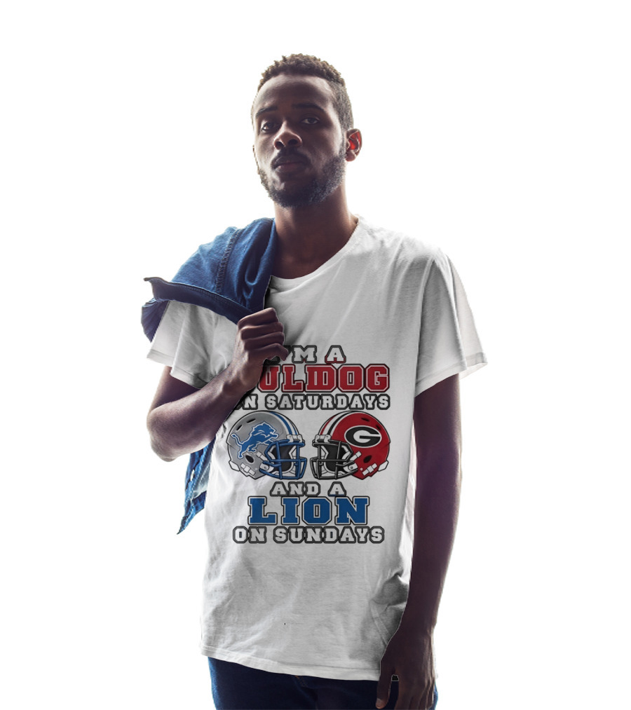 I'm A Bulldog On Saturdays And A Lion On Sundays NCAA X 2026 T-Shirt