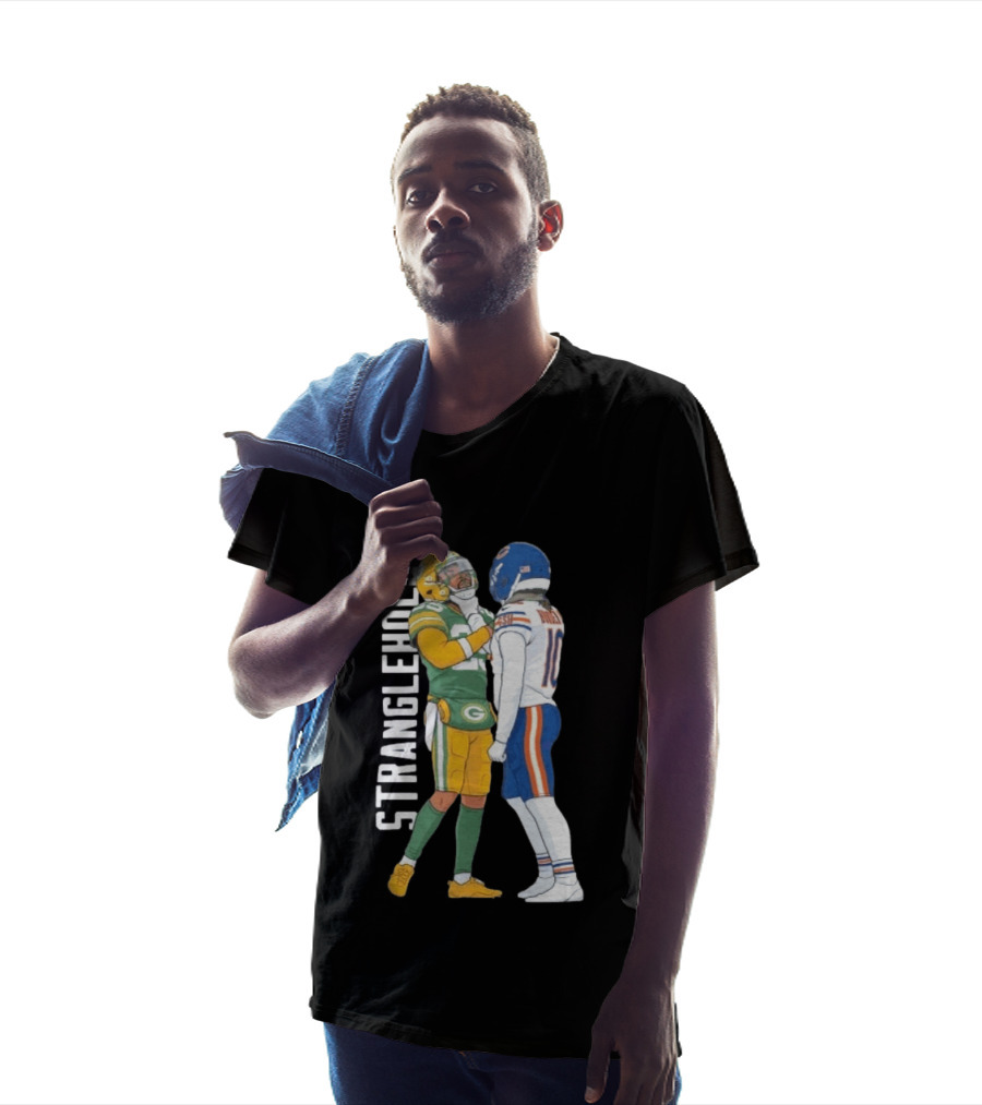 Luther Burden Keisean Nixon Stranglehold Packers Vs Bears Showdown T-Shirt