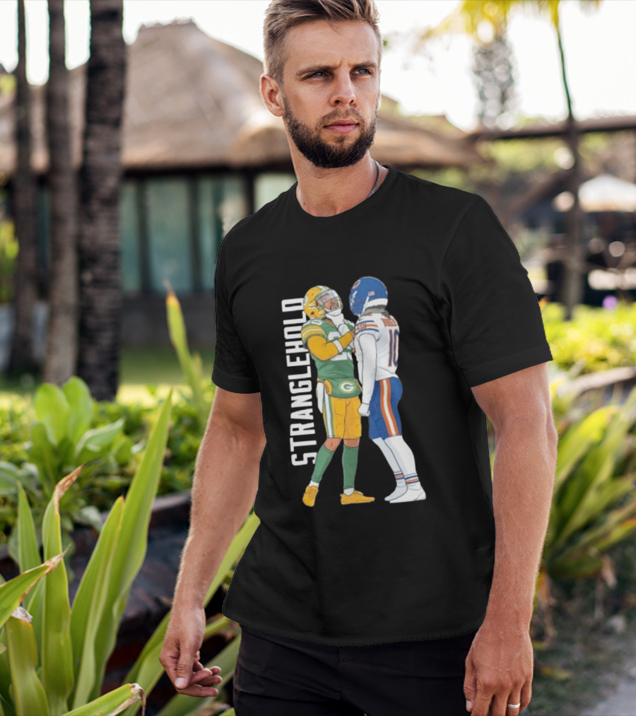 Luther Burden Keisean Nixon Stranglehold Packers Vs Bears Showdown T-Shirt