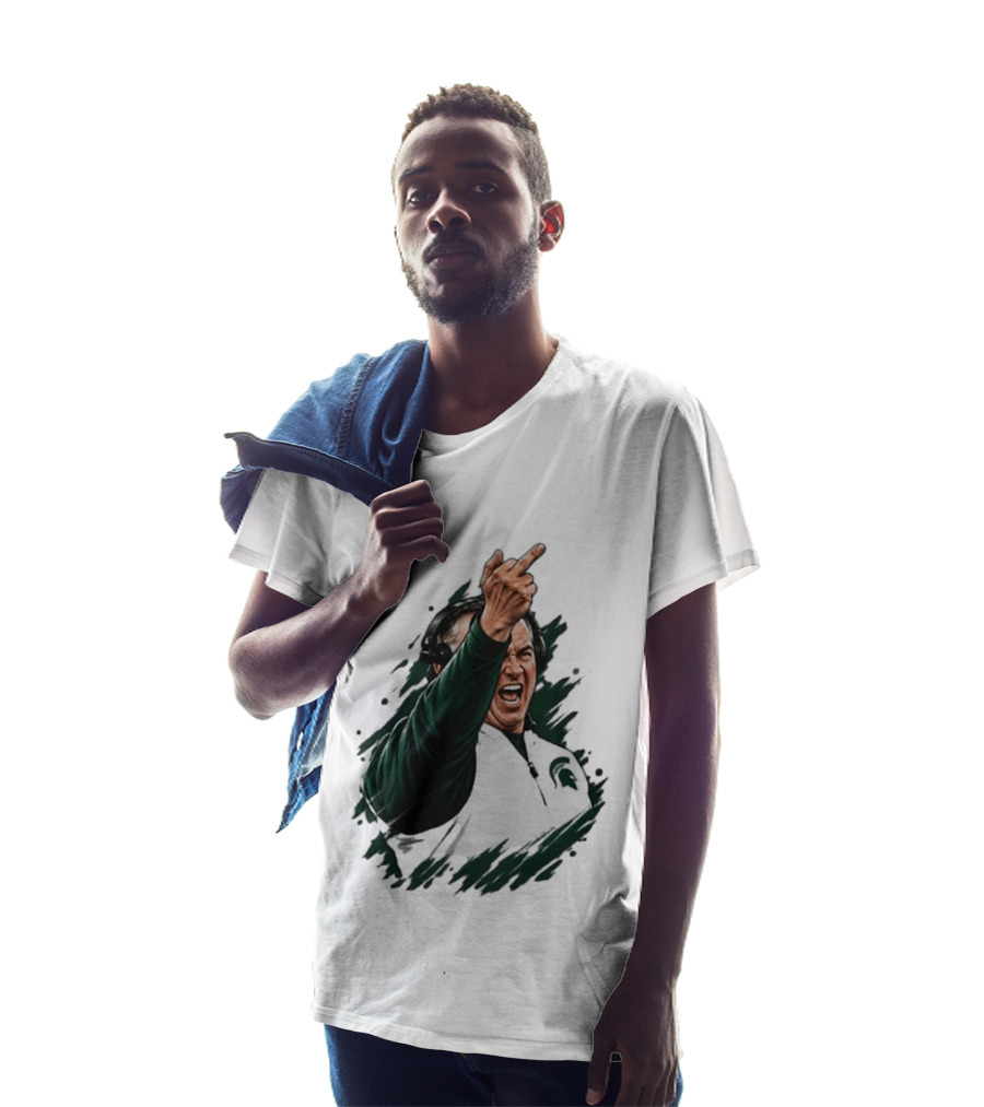 Spartans Middle Finger Coach Gesture T-Shirt