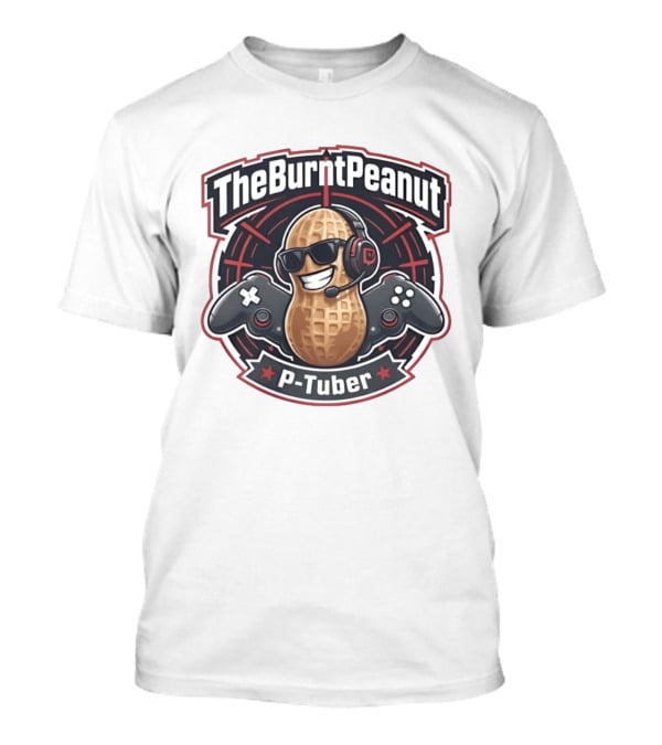 TheBurntPeanut P Tuber Gaming Gamer Iconic Headset Controller T-Shirt