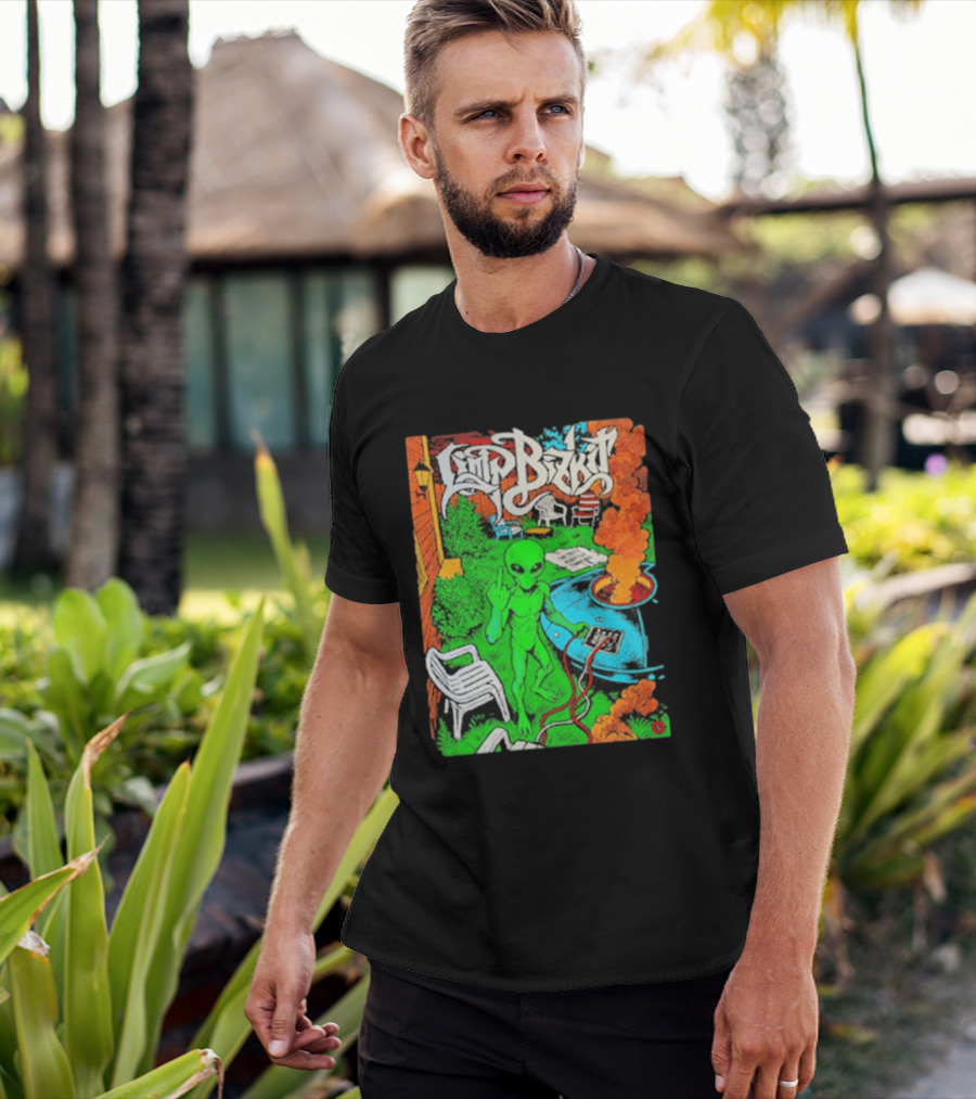 Limp Bizkit Alien Backyard Scene Nashville Tennessee The Truth October 11 And 12 2026 T-Shirt